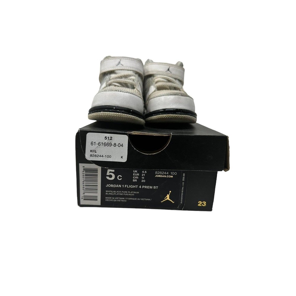 Baby Shoe Size 5C Nike Jordan 1 Flight 4 Premium Baby Running Shoe Basketball